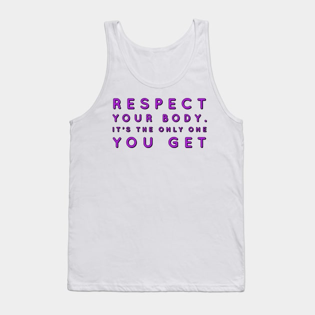 Respect Tank Top by JacobTFitness2018